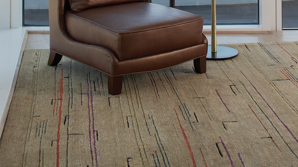 Crafted by carding, spinning, dyeing and weaving
