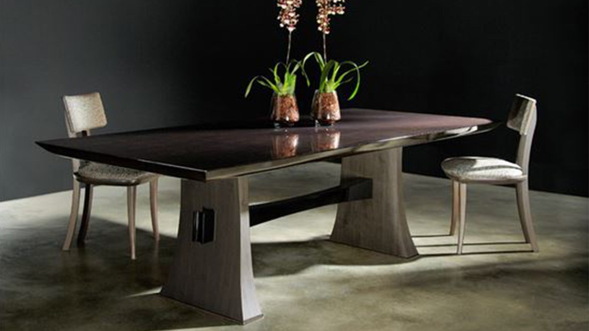 Exotic timbers, stones and metals